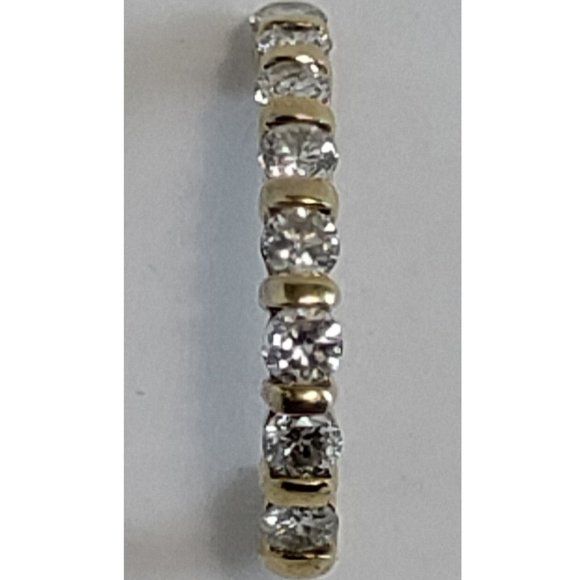 Single 14k Gold Diamond 3/4